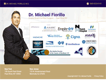 Tablet Screenshot of drmichaelfiorillo.com